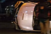 Kecelakaan Beruntun di Jl. PHH. Mustopa Bandung, Tiga Kendaraan Terlibat