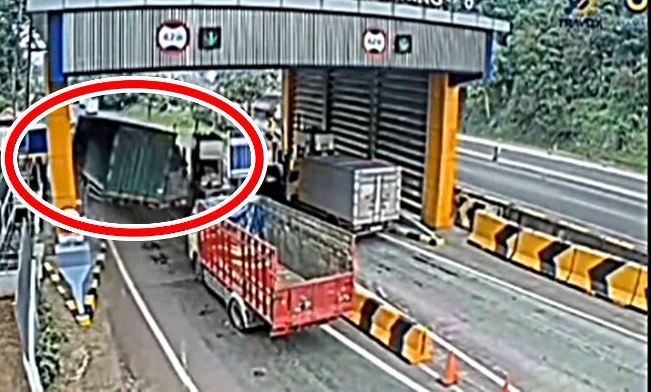 Kecelakaan Truk di Gerbang Tol Cikamuning Padalarang, Diduga Akibat Rem Blong