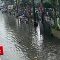 Pasar Panorama Lembang dan Jalan Kolonel Masturi Cisarua Bandung Barat Tergenang Banjir Usai Hujan Deras