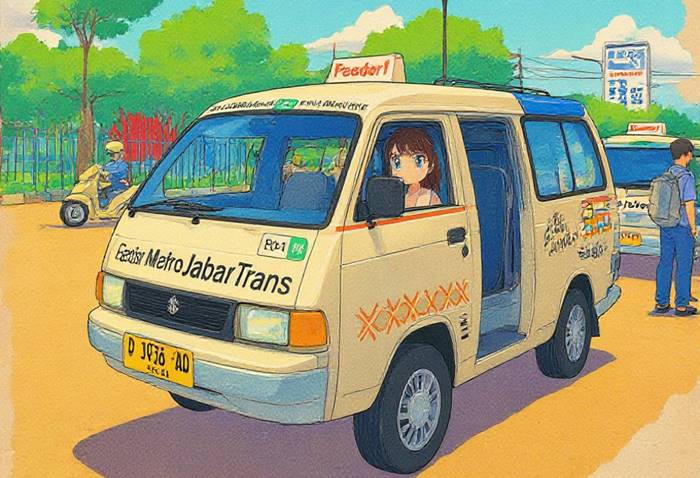 Angkot Feeder FD1 Terintegrasi Metro Jabar Trans Resmi Beroperasi di Bandung, Gratis Sampai Tanggal Ini