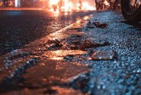 Kecelakaan Motor di Jalan Martadinata Bandung