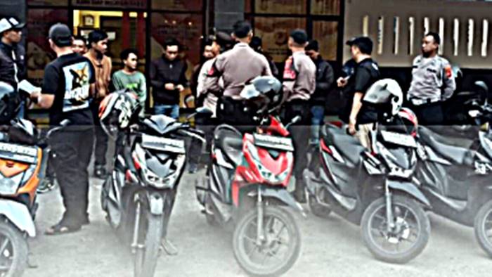 Polsek Cileunyi Razia Mata Elang, 9 Orang Diamankan Buntut Laporan Warga