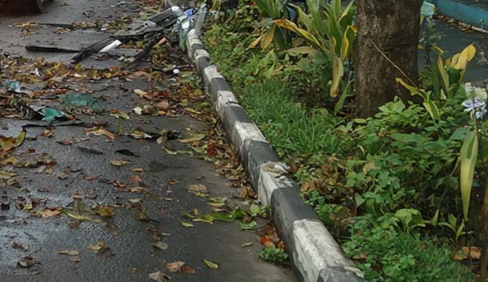Kecelakaan di Dekat Sidolig Bandung, Korban Luka di Wajah Langsung Dievakuasi ke RS Santo Yusuf