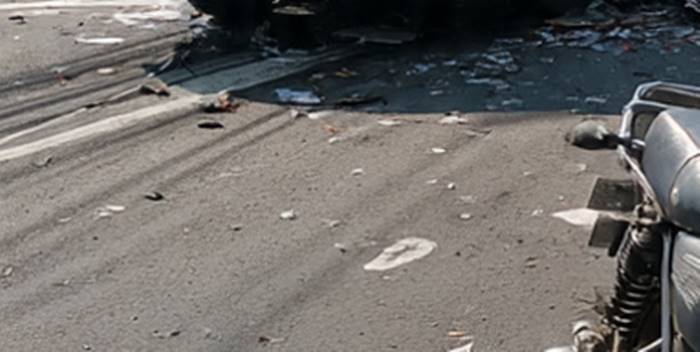 Kecelakaan di Jalan Soekarno Hatta Bojongloa Kidul, Dua Korban Luka pada Bagian Wajah Dilarikan ke RS Immanuel