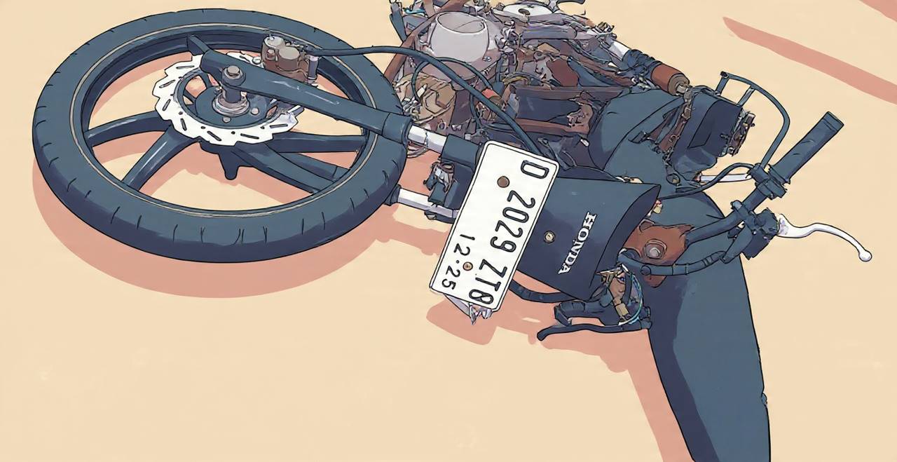 Terjadi kecelakaan yang melibatkan sepeda motor dengan sebuah truk di Barutunggal Ciwidey Kabupaten Bandung.